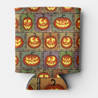 Shabby Halloween, vintage background. Can Cooler