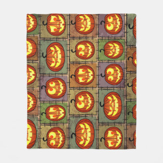 Shabby Halloween, vintage background. Fleece Blanket