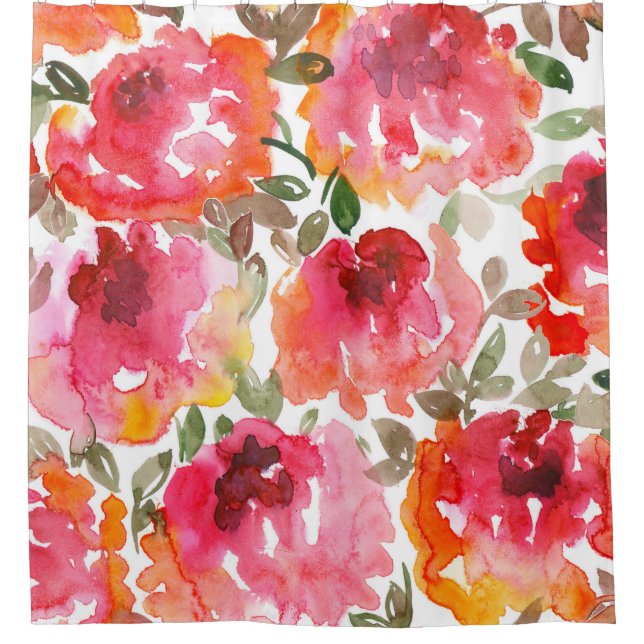 Shabby red roses, seamless pattern. (Front)