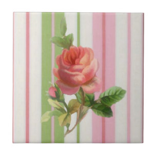 Shabby Rose Tile