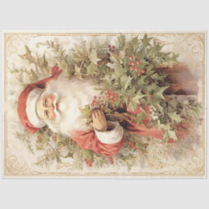 Shabby Santa Tissue Paper