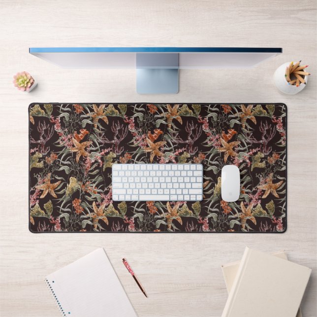 Shabby Sea Life Pattern Desk Mat (Office 1)