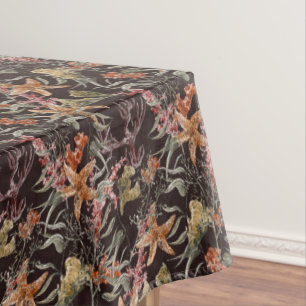 Shabby Sea Life Pattern Tablecloth