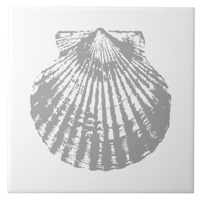 Shabby seashell tile (Front)