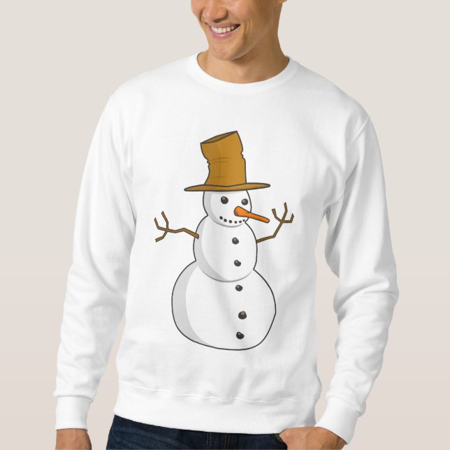 Shabby Snowman Ugly Christmas Sweater (Front)