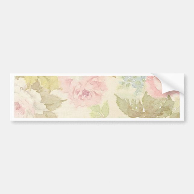 Shabby Tea Party Bumper Sticker (Front)