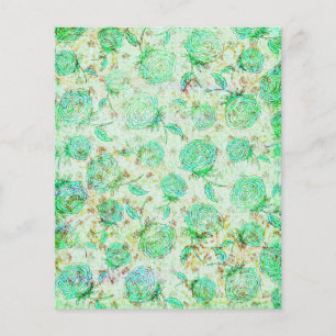 Shabby vintage floral scrapbook paper