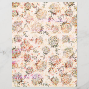 Shabby vintage papier à gratte-ciel