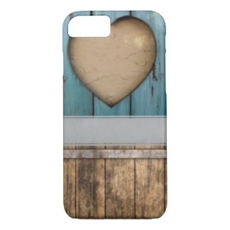 ShabbyChic Blue, Pink Hearts accessories, add name Case-Mate iPhone Case