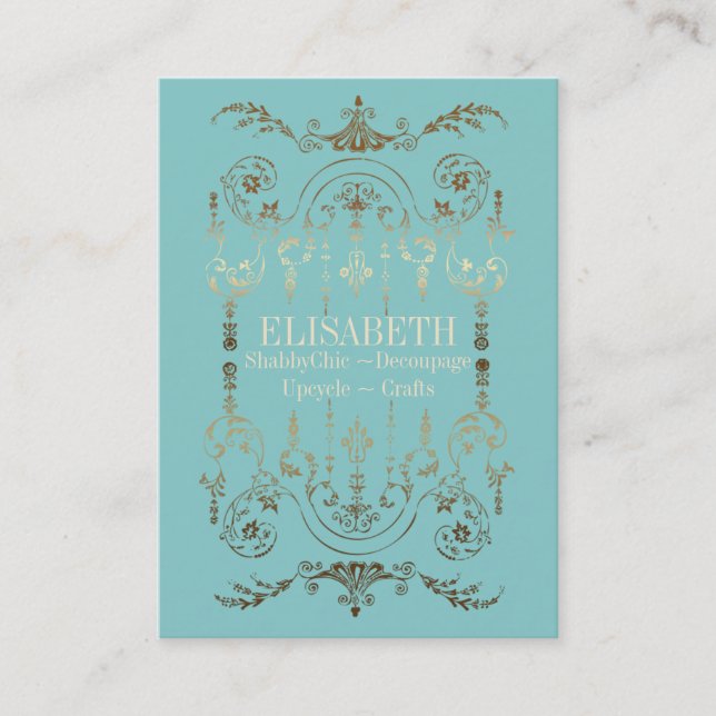 ShabbyChic - carte de visite (Devant)