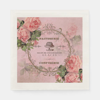 ShabbyVintageRoses2 - serviettes en papier
