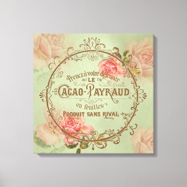 ShabbyVintageRoses3 - Toile enveloppée (Recto)