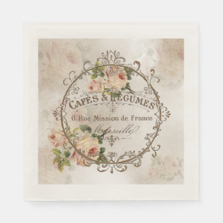 ShabbyVintageRoses4 - Paper Napkins