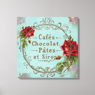 ShabbyVintageRoses - Wrapped Canvas