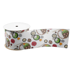 Shabu-Shabu Japan Japanese Food Cuisine Hotpot Satin Ribbon