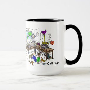 Shack Happens Funny Ham Radio Mug