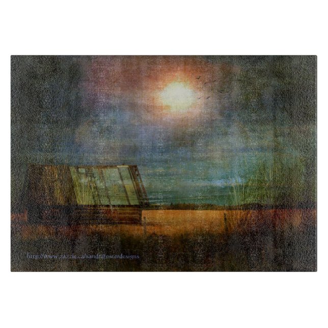 Shack On Prairie Corner Cutting Board (Front)
