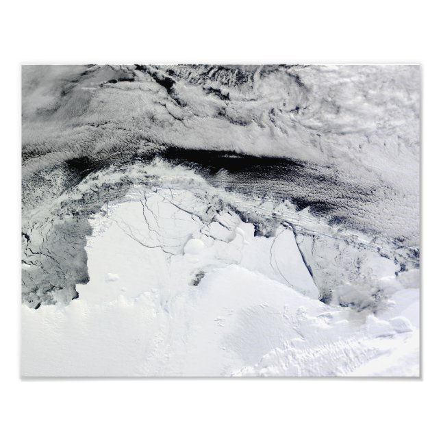 Shackleton Ice Shelf, Antarctica Photo Print (Front)