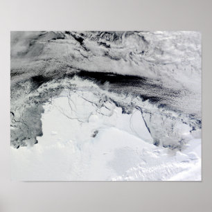 Shackleton Ice Shelf, Antarctica Poster