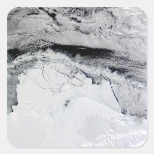 Shackleton Ice Shelf, Antarctica Square Sticker