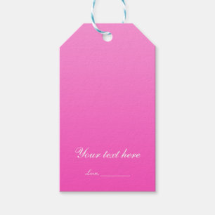 Shade of Pink Simple Minimalism Modern Party Favou Gift Tags