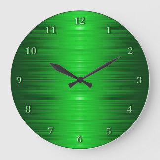 Shaded Emerald Green Wall Clock