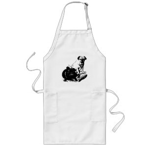 Shaded Pugs, Kitchen Inspiration Long Apron