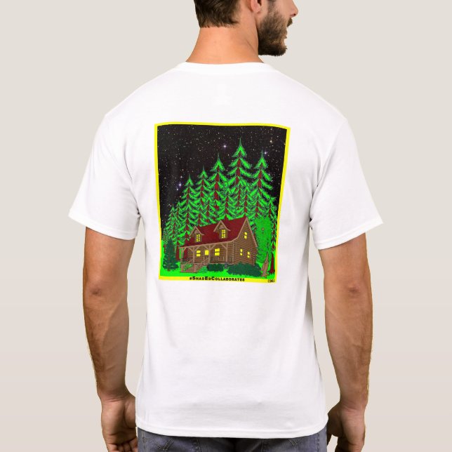 #ShadEdCollaborates Cabin Back SCM Graffix Front T-Shirt (Back)