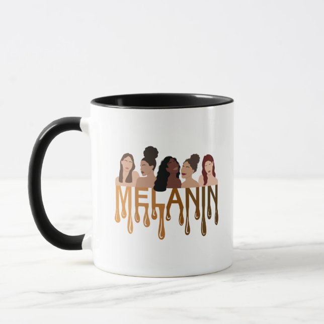 Shades De Melanin | Mug de l'autonomisation des fe (Gauche)