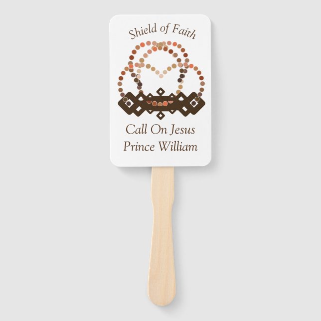Shades Of A Prince Boy Full Armour of God  Hand Fan (Front)