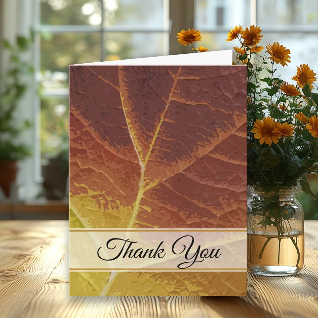 Shades of Autumn Sympathy Thank You (Creator Uploaded)