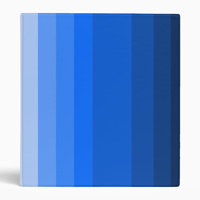 Shades of Blue  Binder (Front)