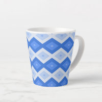Shades of blue diamond pattern