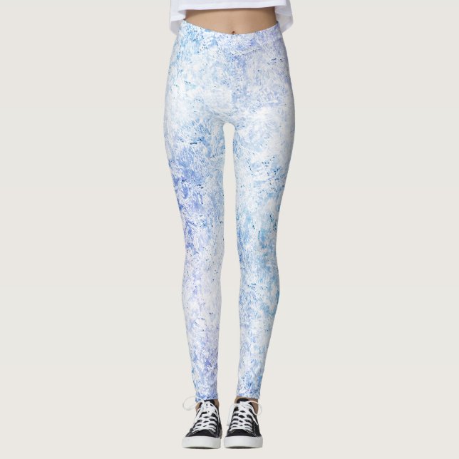 shades of blue frost leggings (Front)