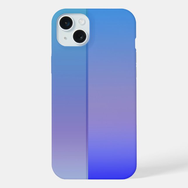Shades of Blue iPhone Case (Back)