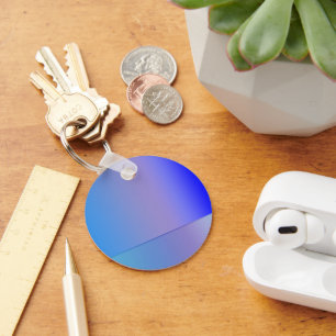 Shades of Blue Keychain