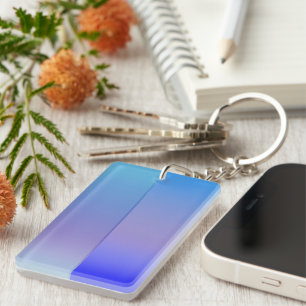 Shades of Blue Keychain