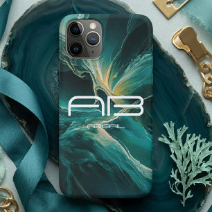 Shades of Blue: Ocean Dreams Personalizable iPhone 11 Pro Case