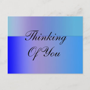 Shades of Blue Postcard