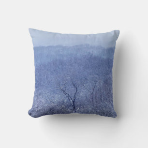 Shades of Blue Throw Pillow