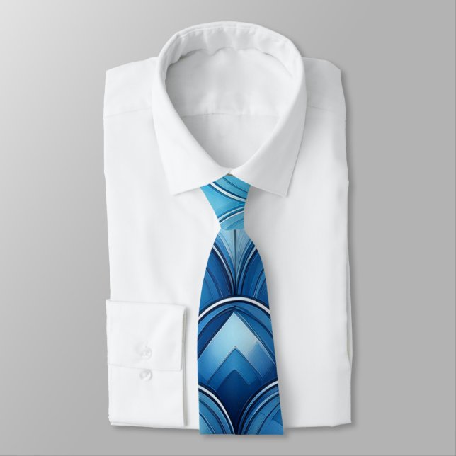Shades of Blue  Tie (Tied)