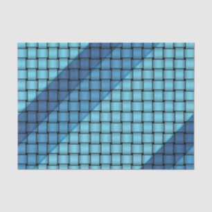 Shades of Blue Weave - Tissue Paper