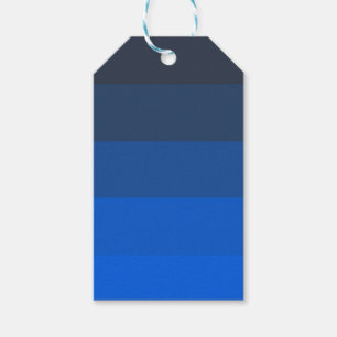 Shades of Blues Gift Tags