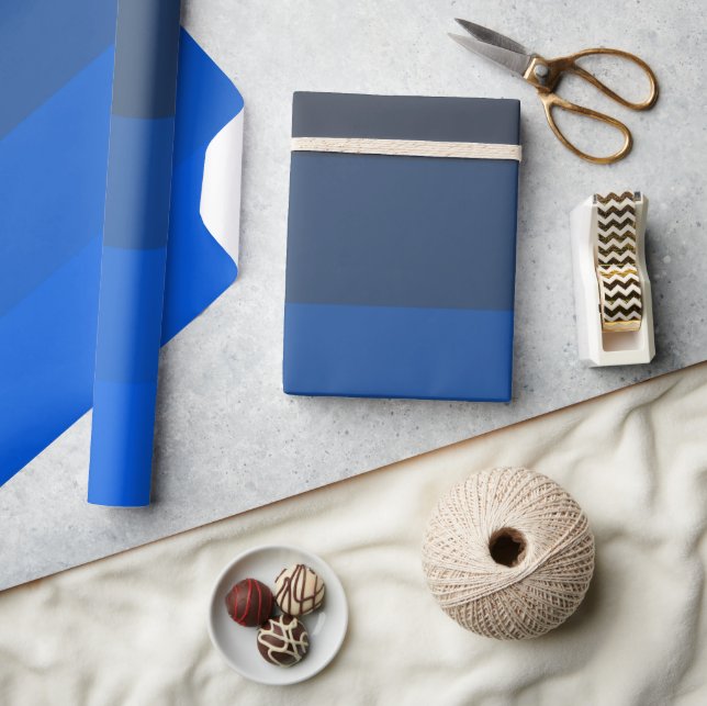 Shades of Blues  Wrapping Paper (Crafts)