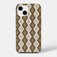 Shades of brown diamond pattern
