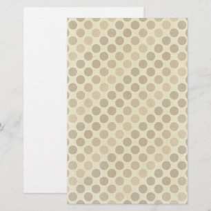 Shades of Brown Polka Dots by Shirley Taylor Stationery