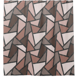 Shades of brown stained glass pattern