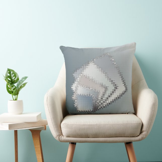 Shades of Clouds Throw Pillow (Chair)