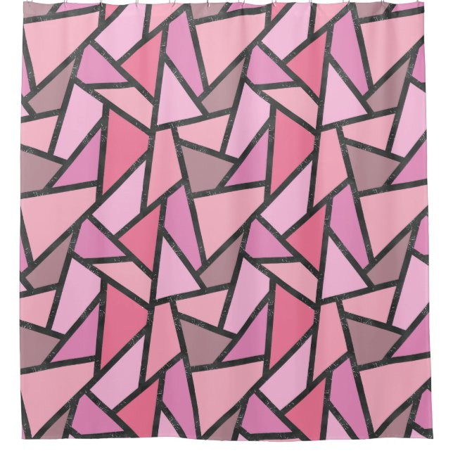 Shades of coral stained glass pattern (Front)