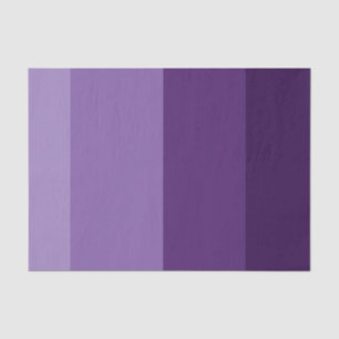 Shades of Dark and Light Purple Stripes Party Tissue Paper